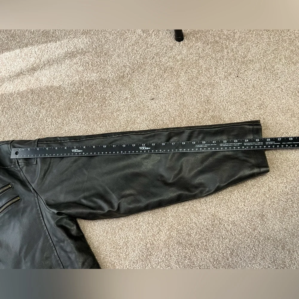 Vintage brown “pleather” jacket Lg - Picture 14 of 14